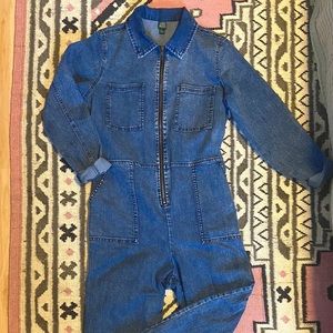 Wild fable denim jumpsuit never worn